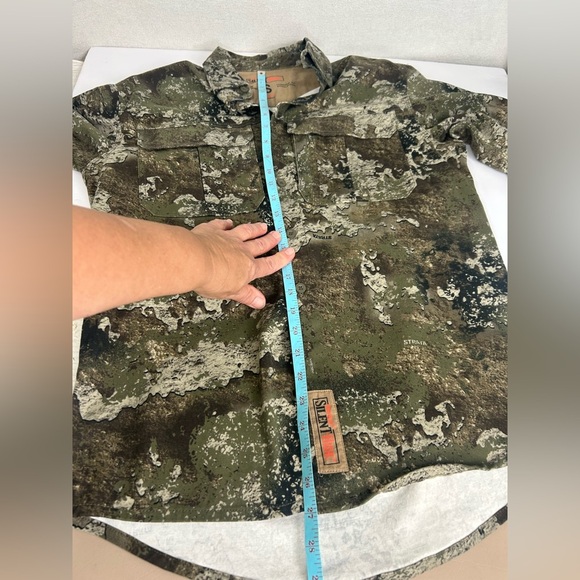 RedHead Silent-Hide Button-Down Long-Sleeve Shirt Camo Strata Mens Small Hunting - Picture 7 of 13
